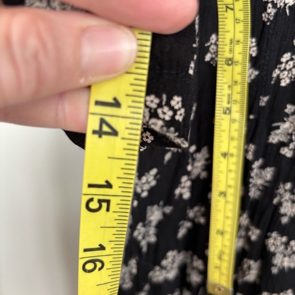 American Angel Vintage Floral Black Dress Size M - Picture 9 of 9